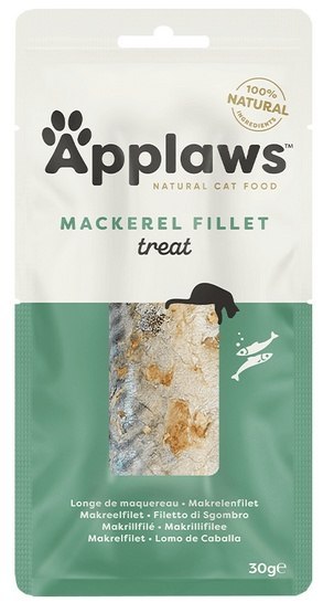 Applaws Natural Cat Loin Suszona polędwica z makreli 30g