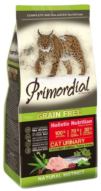 Primordial Cat Grain Free Urinary Turkey & Herring 400g