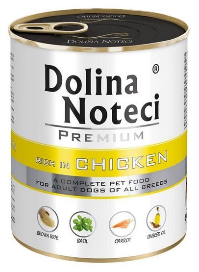 Dolina Noteci Premium Pies Kurczak puszka 800g