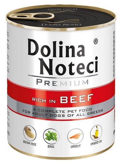 Dolina Noteci Premium Pies Wołowina puszka 800g