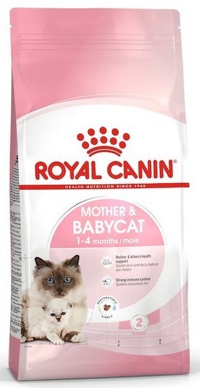 Royal Canin Mother&Babycat karma sucha dla kotek w okresie ciąży, laktacji i kociąt od 1 do 4 miesiąca 400g