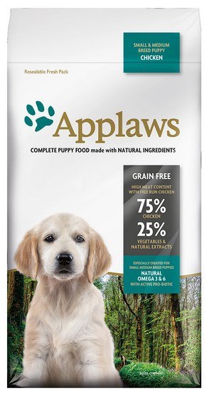 Applaws Puppy Small & Medium Breed Kurczak 7,5kg