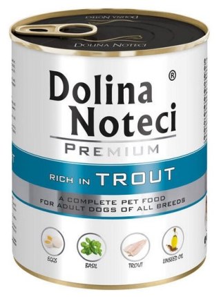 Dolina Noteci Premium Pies Pstrąg puszka 800g