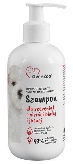 Over Zoo Szampon dla szczeniąt o jasnej/białej sierści 250ml