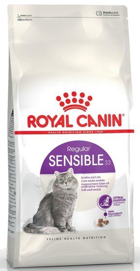 Royal Canin Sensible karma sucha dla kotów dorosłych, o wrażliwym przewodzie pokarmowym 4kg