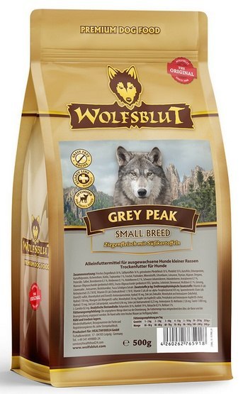 Wolfsblut Dog Grey Peak Small - koza i bataty 500g