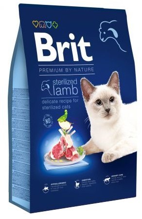 Brit Premium By Nature Cat Sterilized Lamb 8kg