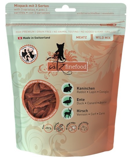 Catz Finefood Meatz Wild Mix - królik, kaczka, jeleń 45g