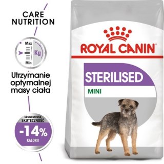 Royal Canin Mini Sterilised karma sucha dla psów dorosłych, ras małych, sterylizowanych 8kg