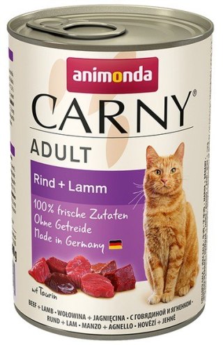 Animonda Carny Adult Wołowina + Jagnięcina puszka 400g