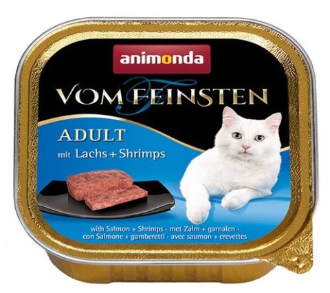 Animonda vom Feinsten Cat Adult z Łososiem i Krewetkami tacka 100g