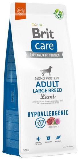 Brit Care Hypoallergenic Adult Large Lamb 14kg (12+2kg gratis)