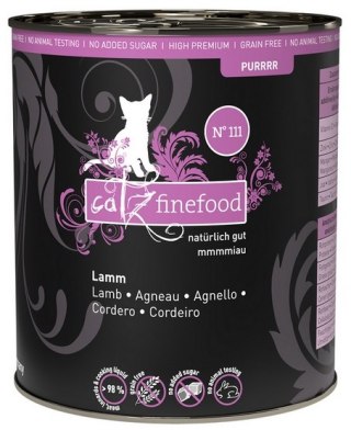 Catz Finefood Purrrr N.111 Jagnięcina puszka 800g