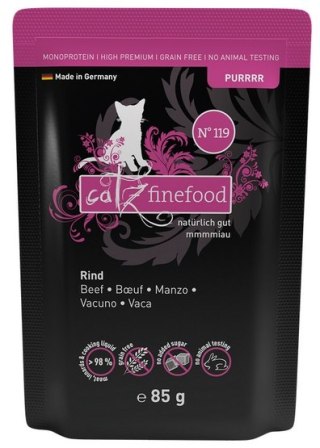 Catz Finefood Purrrr N.119 Wołowina saszetka 85g