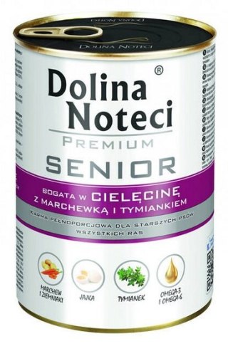 Dolina Noteci Premium Pies Senior Cielęcina puszka 400g