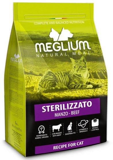 Meglium Cat Adult Neutered Beef 10kg