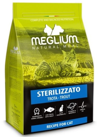 Meglium Cat Adult Neutered Trout 10kg