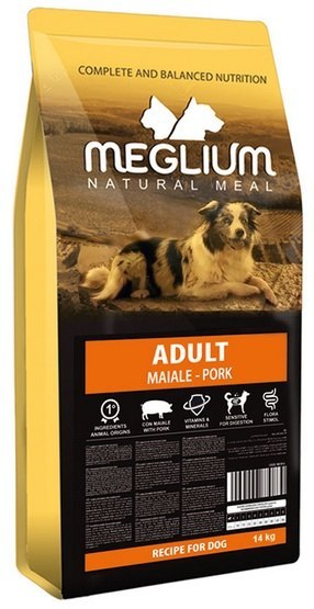 Meglium Dog Adult Pork 14kg