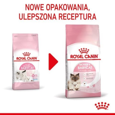 Royal Canin Mother&Babycat karma sucha dla kotek w okresie ciąży, laktacji i kociąt od 1 do 4 miesiąca 4kg