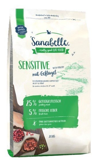 Sanabelle Adult Sensitive z drobiem 2kg