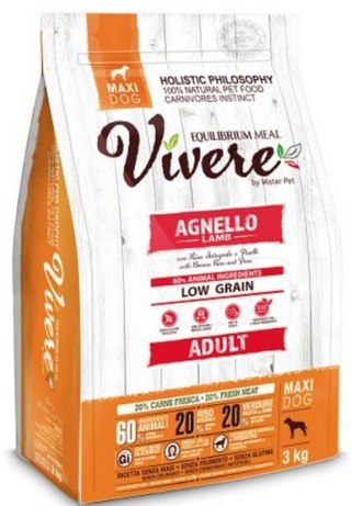 Vivere Dog Maxi Adult Lamb 3kg