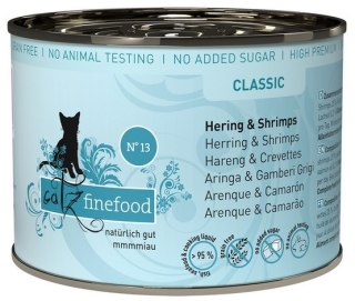 Catz Finefood Classic N.13 Śledź i Krewetki puszka 200g