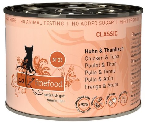 Catz Finefood Classic N.25 Kurczak i Tuńczyk puszka 200g