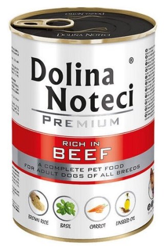 Dolina Noteci Premium Pies Wołowina puszka 400g