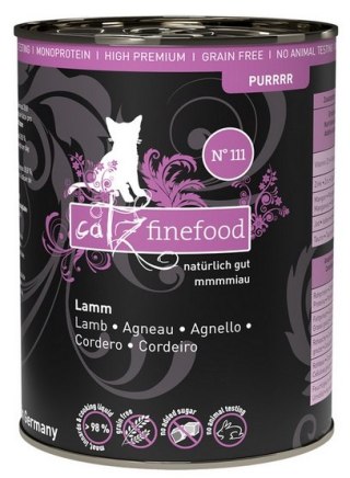 Catz Finefood Purrrr N.111 Jagnięcina puszka 400g