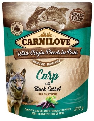 Carnilove Dog Carp & Black Carrot - karp i czarna marchew saszetka 300g