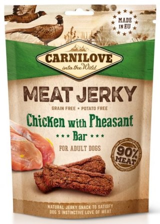 Carnilove Dog Jerky Chicken with Pheasant Bar - kurczak i bażant 100g