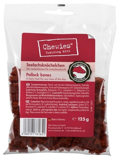 Chewies Goodies (Training) Kosteczki Mini Łosoś 125g