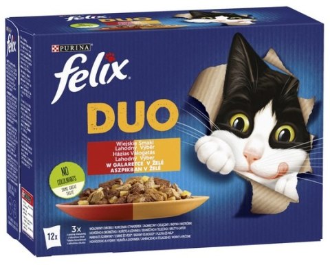 Felix Fantastic Duo Wiejskie Smaki galaretka saszetki 12x85g