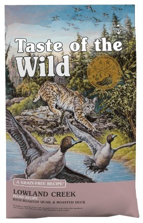 Taste of the Wild Lowland Creek Feline z przepiórką i kaczką 2kg