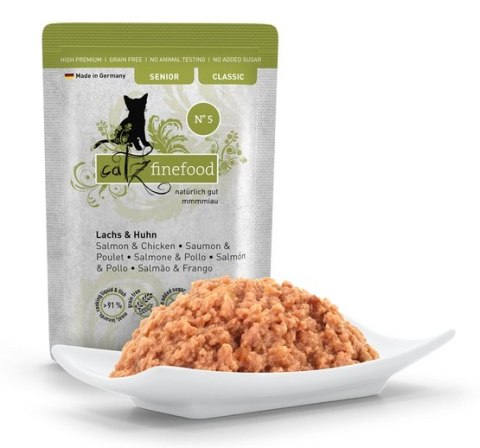 Catz Finefood Classic Senior N.05 Łosoś i kurczak saszetka 85g