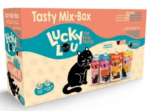 Lucky Lou Lifestage Adult Tasty Mix-Box saszetki 12x125g