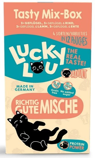 Lucky Lou Lifestage Adult Tasty Mix-Box saszetki 12x125g