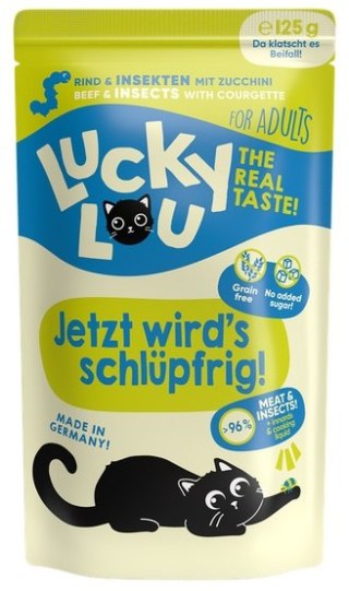 Lucky Lou Lifestage Adult Wołowina i owady saszetka 125g