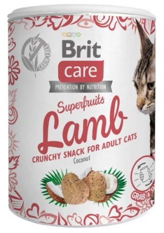 Brit Care Cat Snack Superfruits Lamb 100g