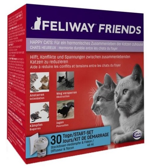 Feliway Friends - kocie feromony Zestaw Startowy (Dyfuzor+wkład)