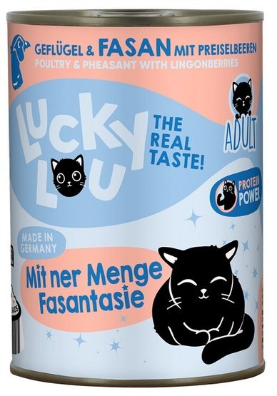 Lucky Lou Lifestage Adult Drób i bażant puszka 400g