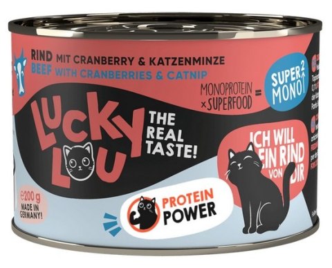 Lucky Lou SuperMono Wołowina puszka 200g