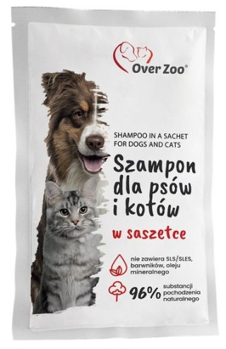 Over Zoo Szampon dla psów i kotów saszetka 20ml