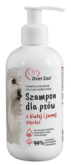 Over Zoo Szampon dla psów o białej i jasnej sierści 250ml