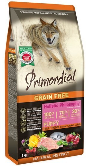 Primordial Dog Grain Free Puppy Chicken & Sea Fish 12kg