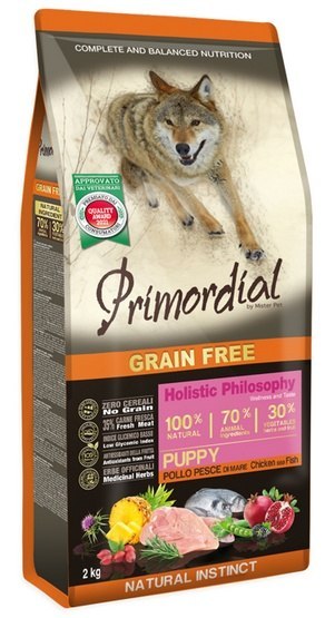 Primordial Dog Grain Free Puppy Chicken & Sea Fish 2kg