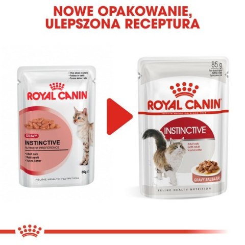 Royal Canin Instinctive w sosie karma mokra dla kotów dorosłych, wybrednych saszetka 85g