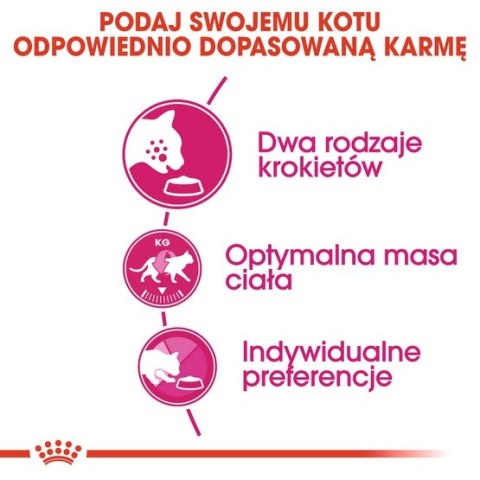 Royal Canin Savour Exigent karma sucha dla kotów dorosłych, wybrednych, kierujących się teksturą krokieta 2kg