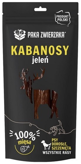 Paka Zwierzaka Kabanosy Jeleń 3szt 80g