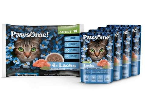 Pawsome Adult Lachs - łosoś saszetki 4x85g